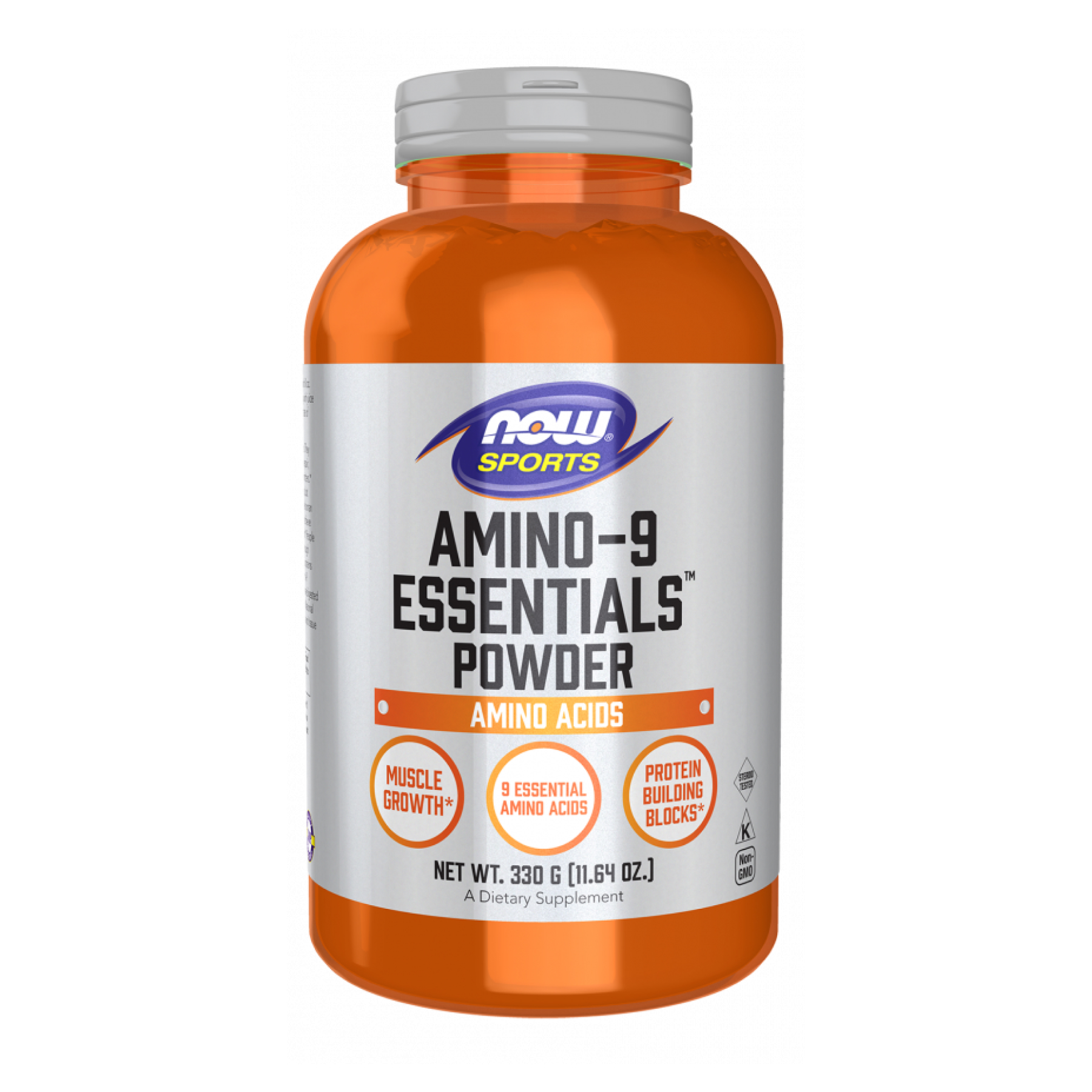 Now Foods Amino-9 Essentials™ Powder - 330g 2023-10-4521