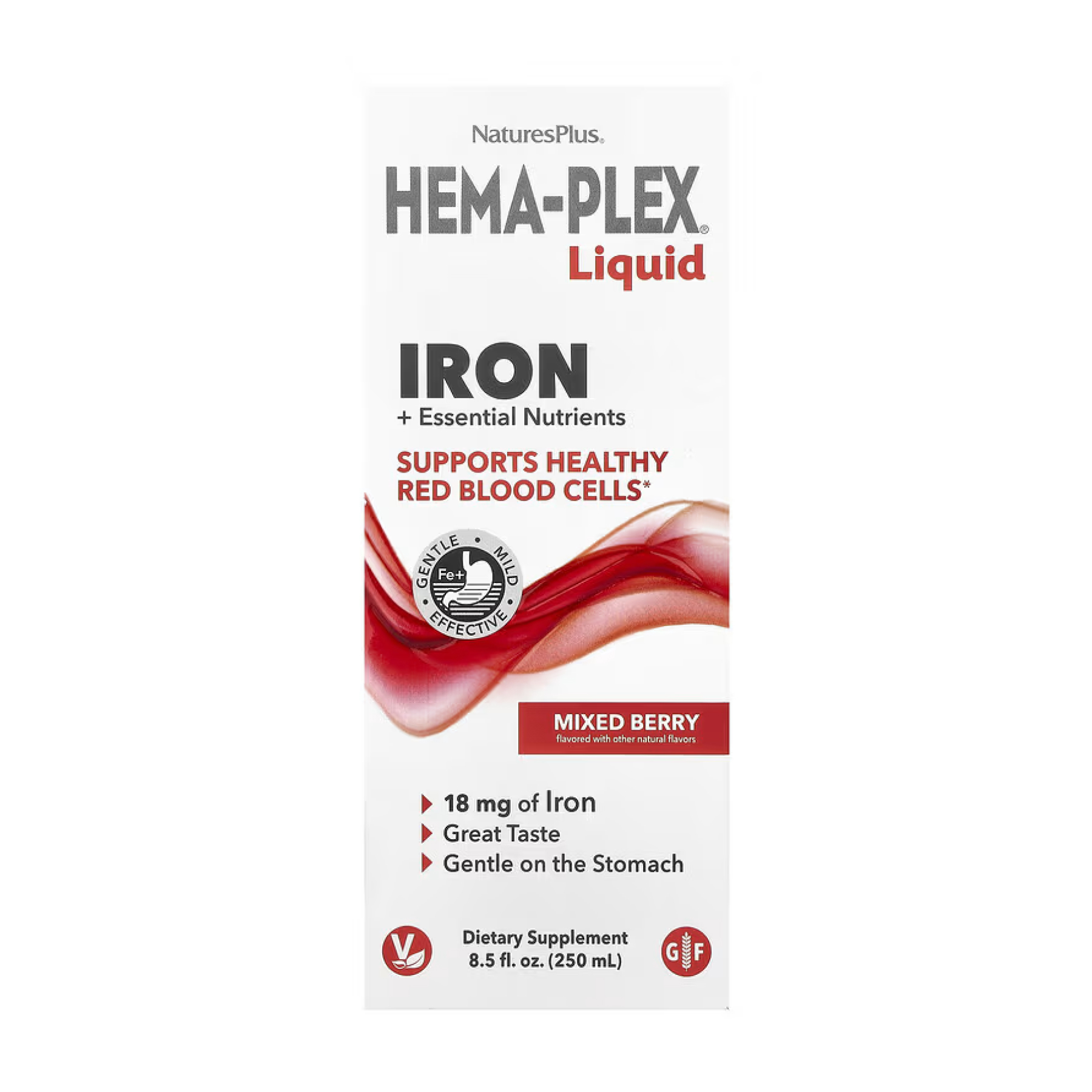 Nature's Plus Hema-Plex® Liquid Iron - 250ml 2023-10-4412