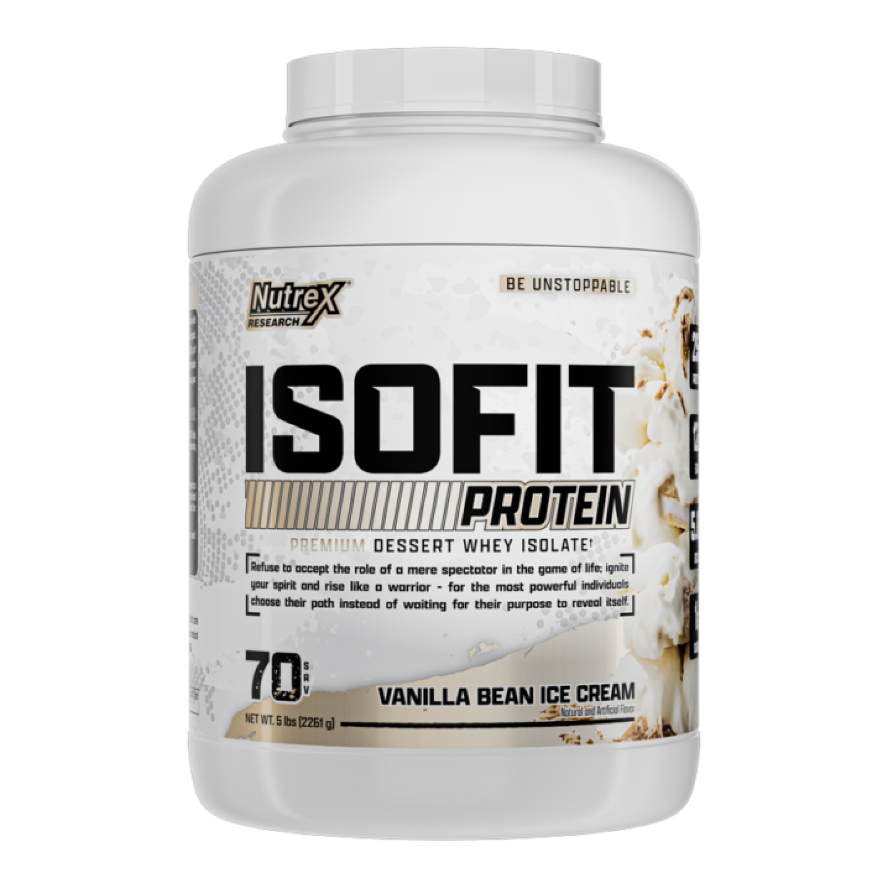 Nutrex Isofit - 70srv Vanilla Bean Ice Cream 2022-10-1316