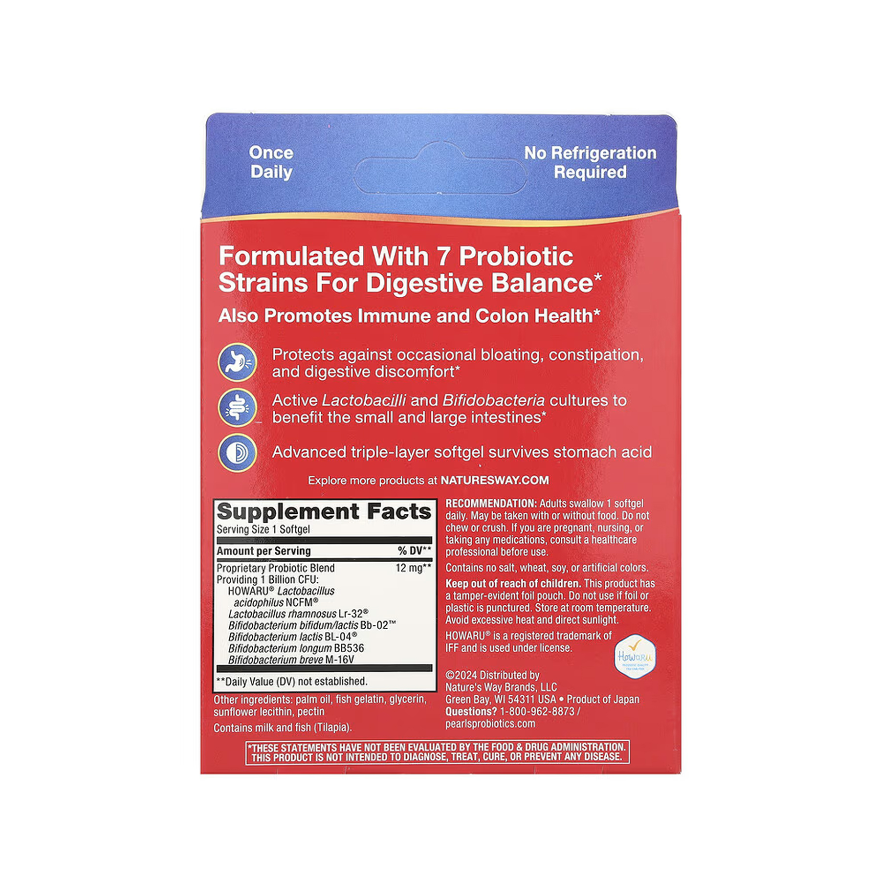 Nature's Way Pearls Complete Probiotic - 30 softgels 2023-10-6432