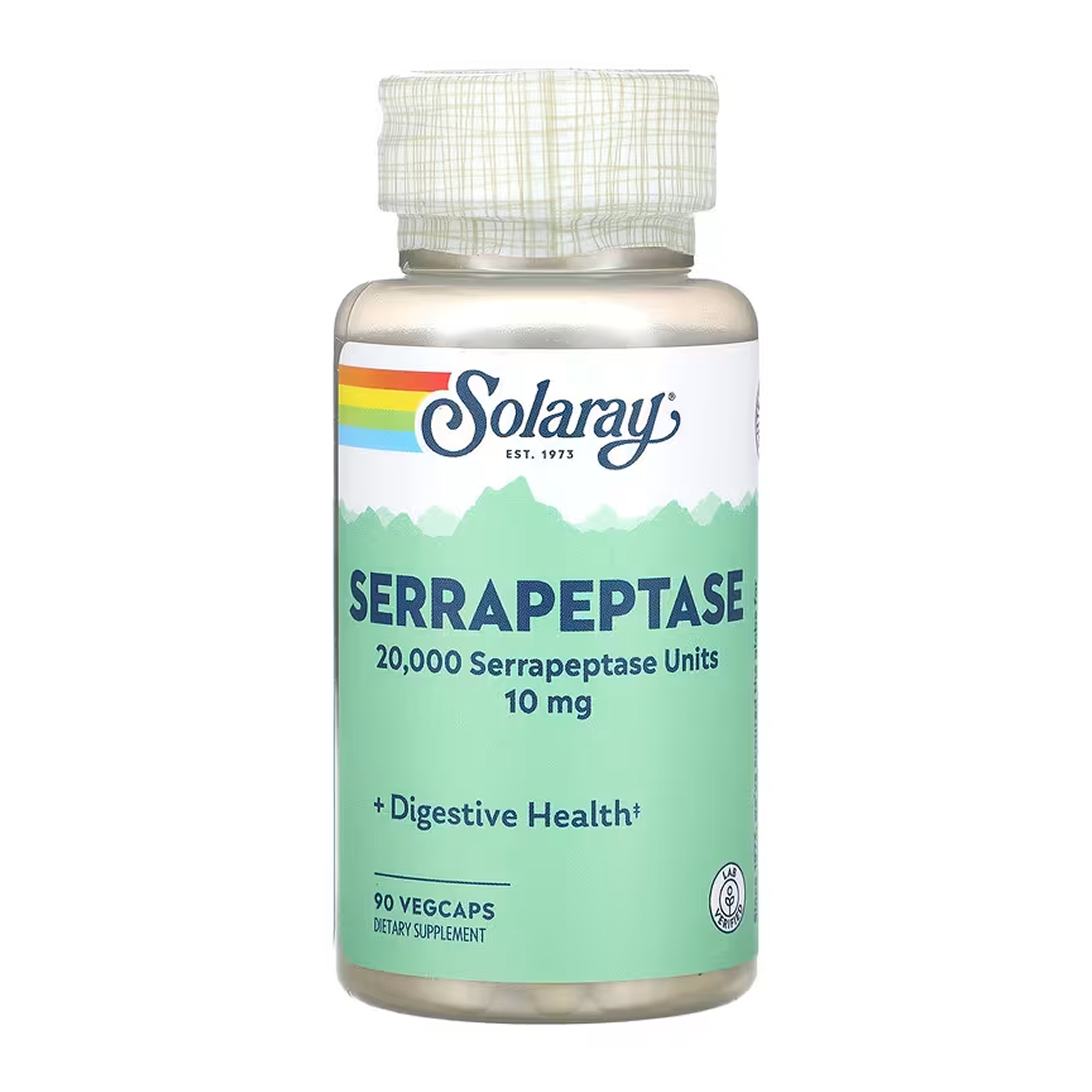 Solaray Serrapeptase 10mg - 90 vcaps 2023-10-7040