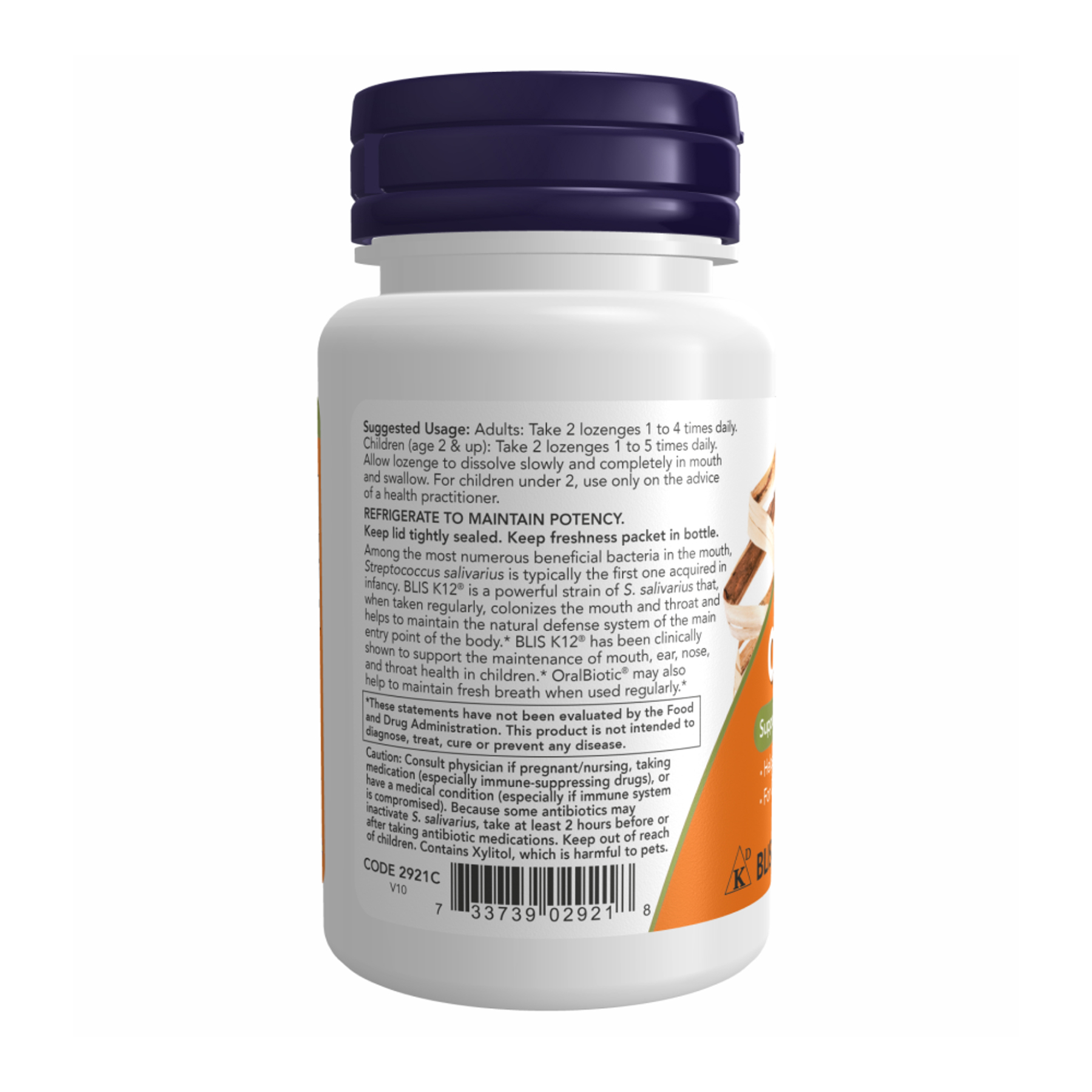 Now Foods Oralbiotic - 60 loz 100-24-1147679-20