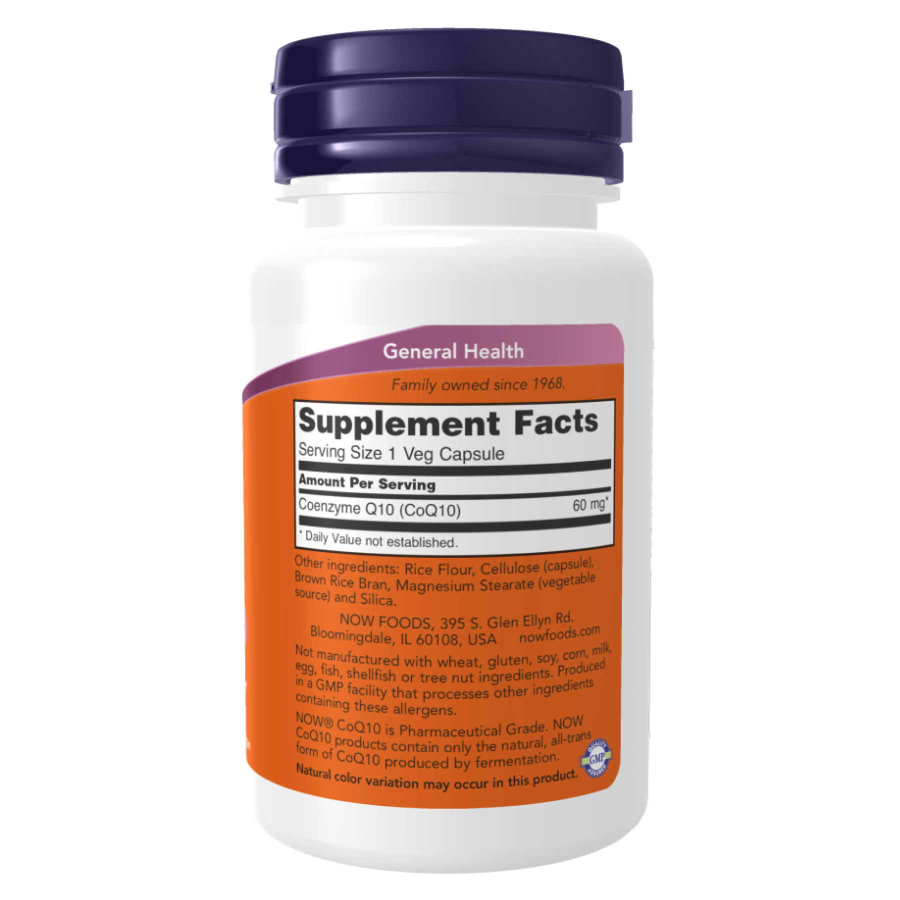 Now Foods CoQ10 60mg - 60vcaps 100-82-2379011-20